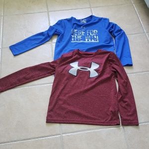 2 long sleeve under armour long sleeve tees